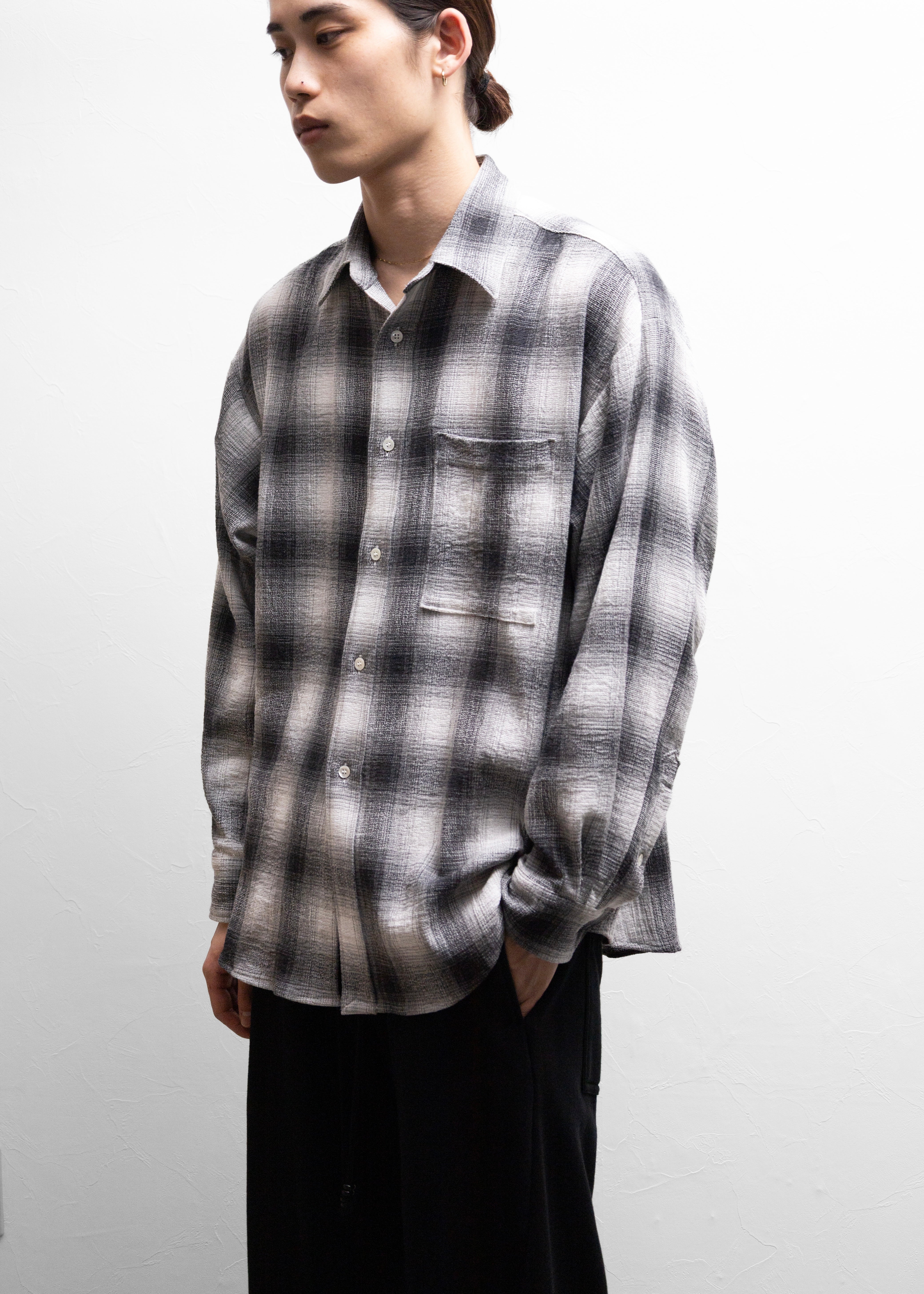 ROTOL Dry Ombre Wide Shirt サイズ2 26ss ROTOL（ロトル）Dry Ombre Wide Shirt – process