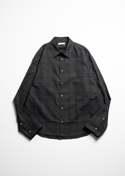 [nakedgauge] MADRAS CHECK SHIRT LS