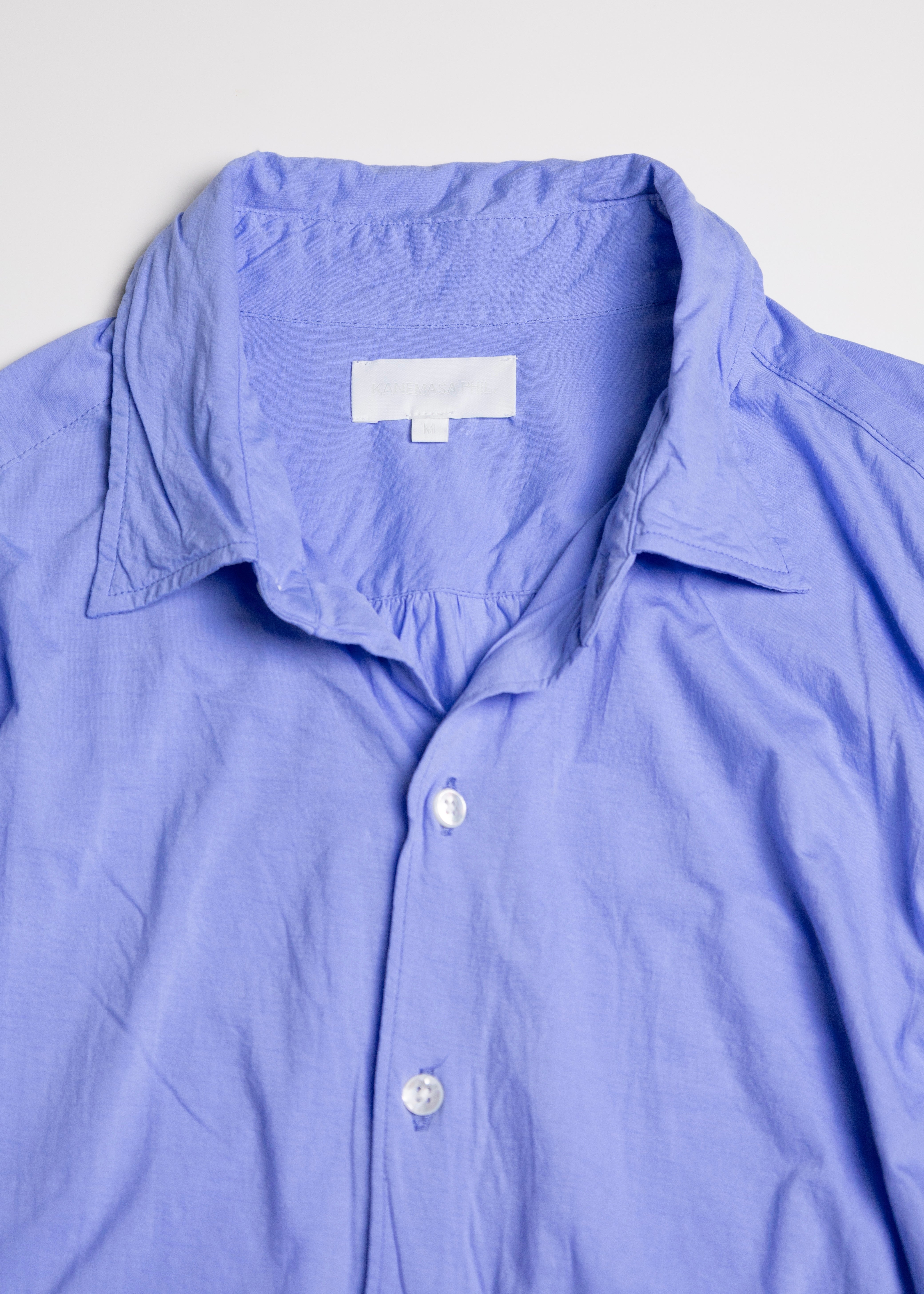KANEMASA PHIL.（カネマサフィル）46G Artisan L/S Shirt – process