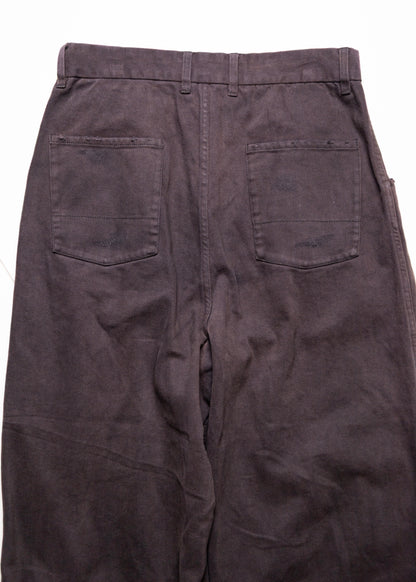 [ANACHRONORM] KERSEY TUCK WIDE PANTS
