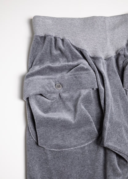 [NVRFRGT] VELOUR 3D TWISTED LOUNGE PANTS