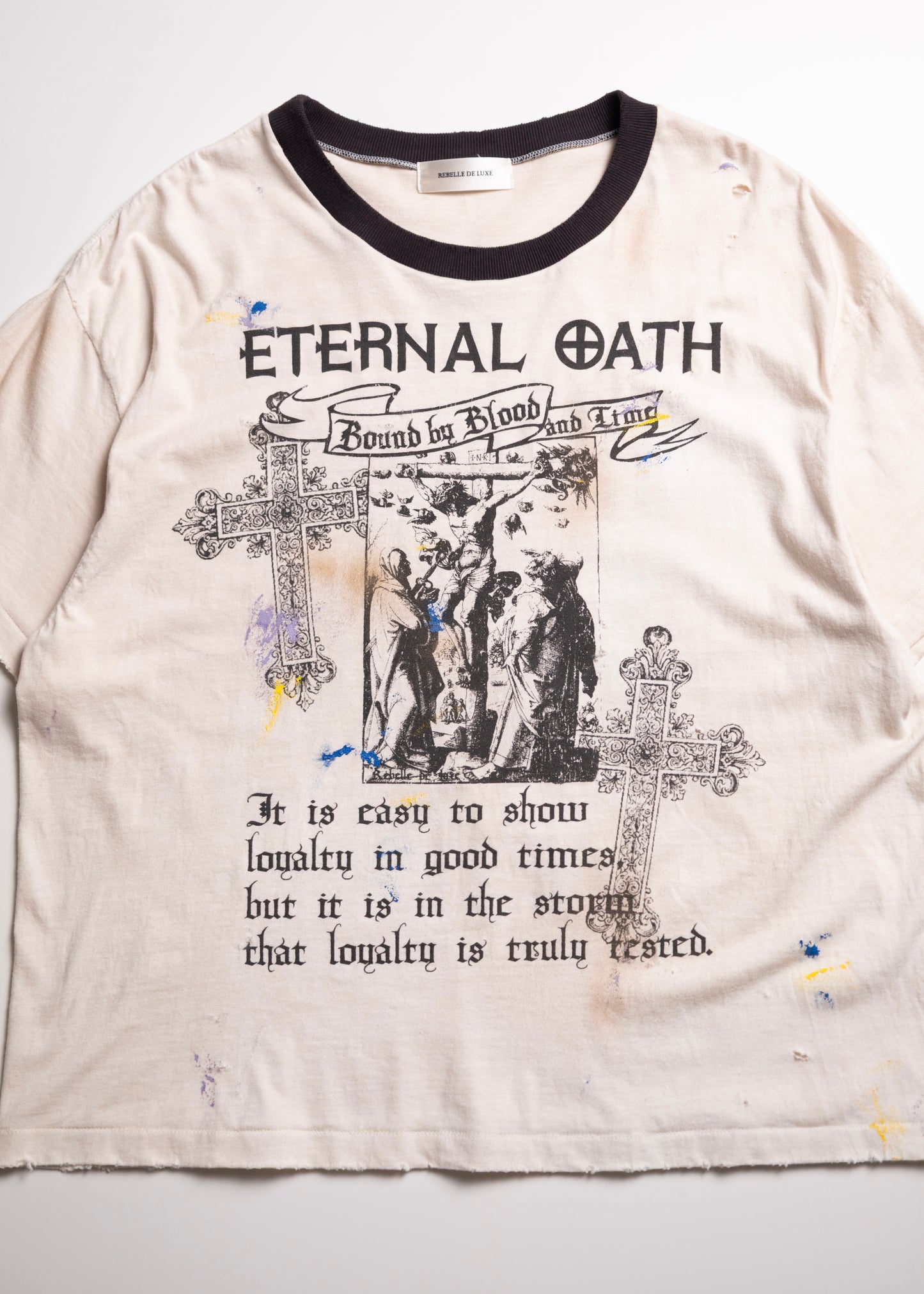 RESTOCK [Rebelle de luxe] CROSS S/S TEE