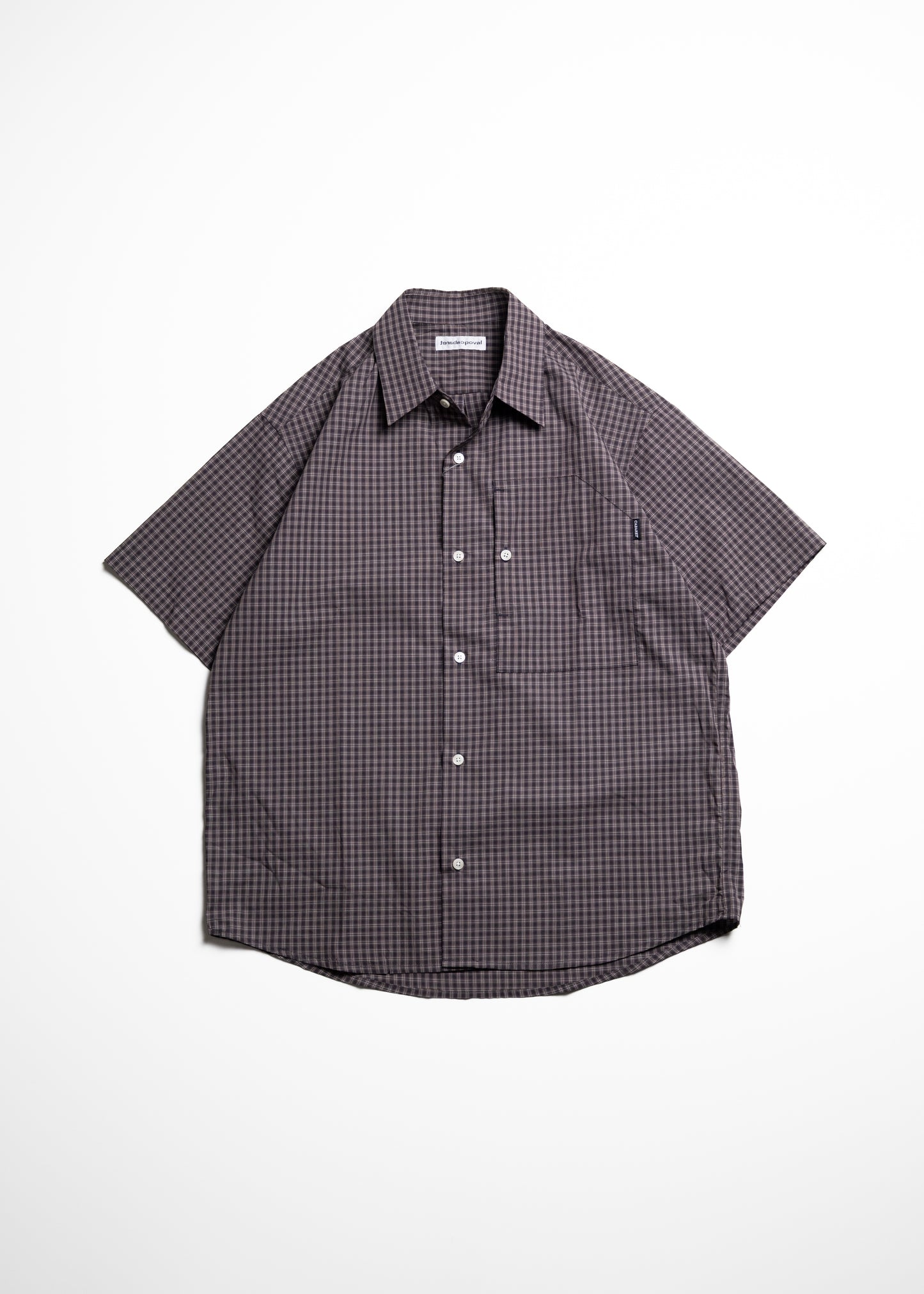 [CABARET POVAL] IP Plaid S/S Shirt