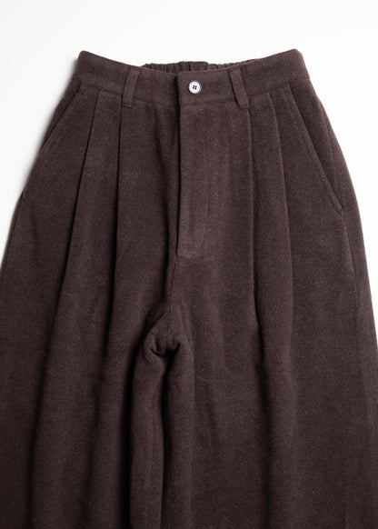 [SOL soonerorlater] WOOL EASY 2-TUCK PANTS