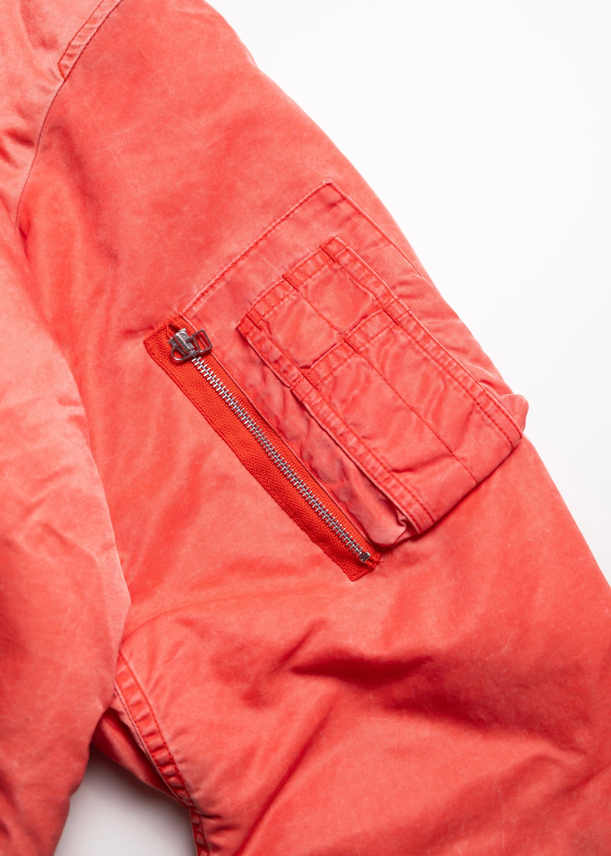 [ROTOL] Acid Dye Hooded Bomber Blouson