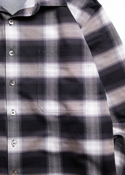 [KANEMASA PHIL.] 28G Ombre Check Balise Shirt
