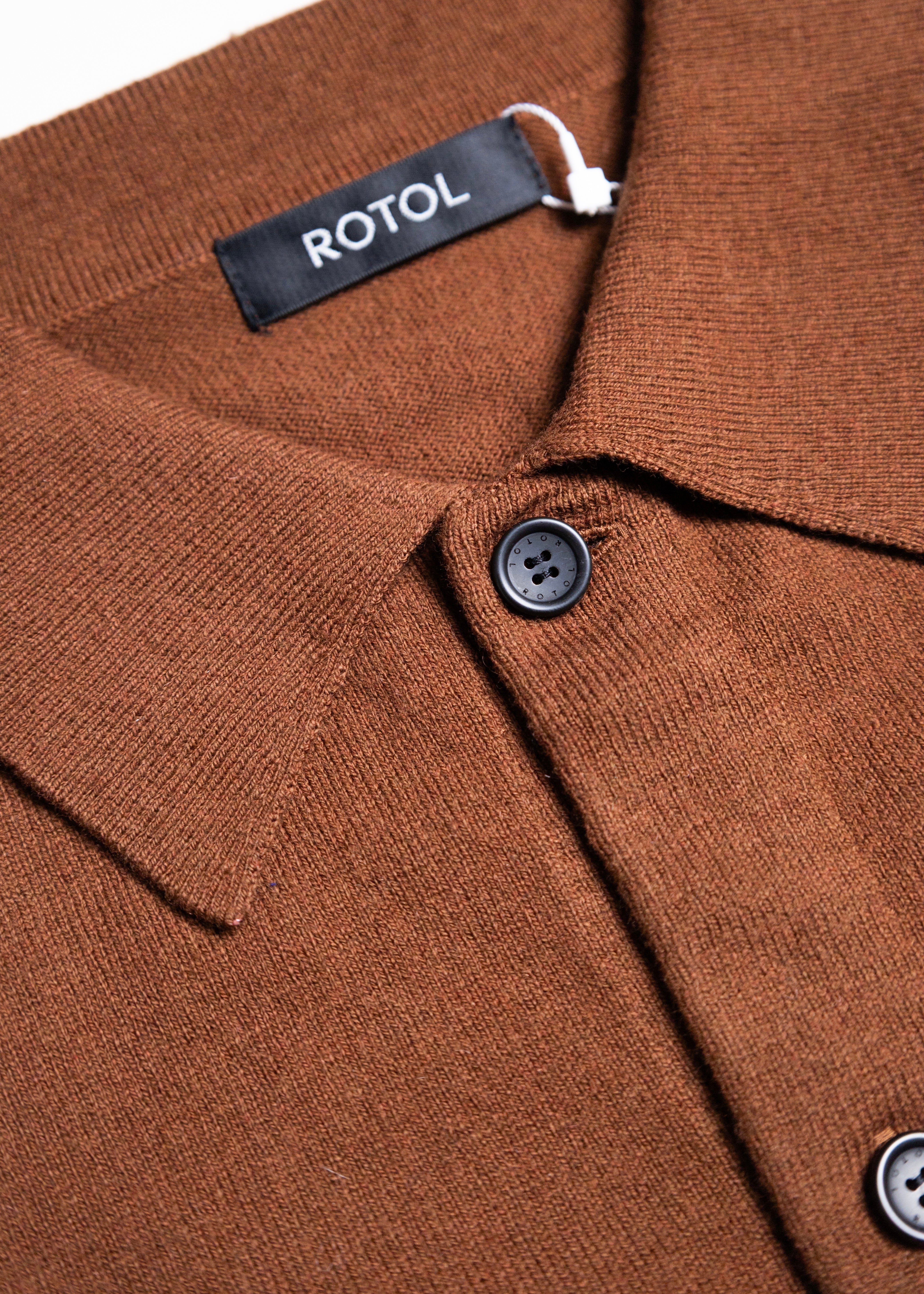 ROTOL（ロトル）Cashmere Blend Knit Shirt – process