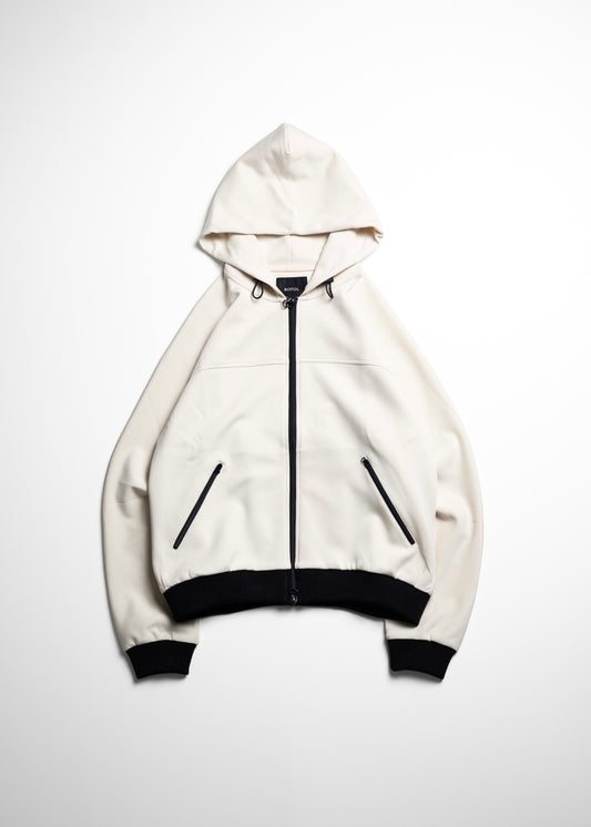 [ROTOL] Smooth Jersey Hooded Track Jacket