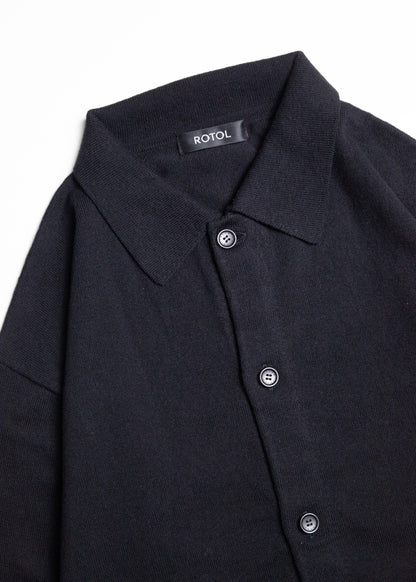 [ROTOL] Cashmere Blend Knit Shirt