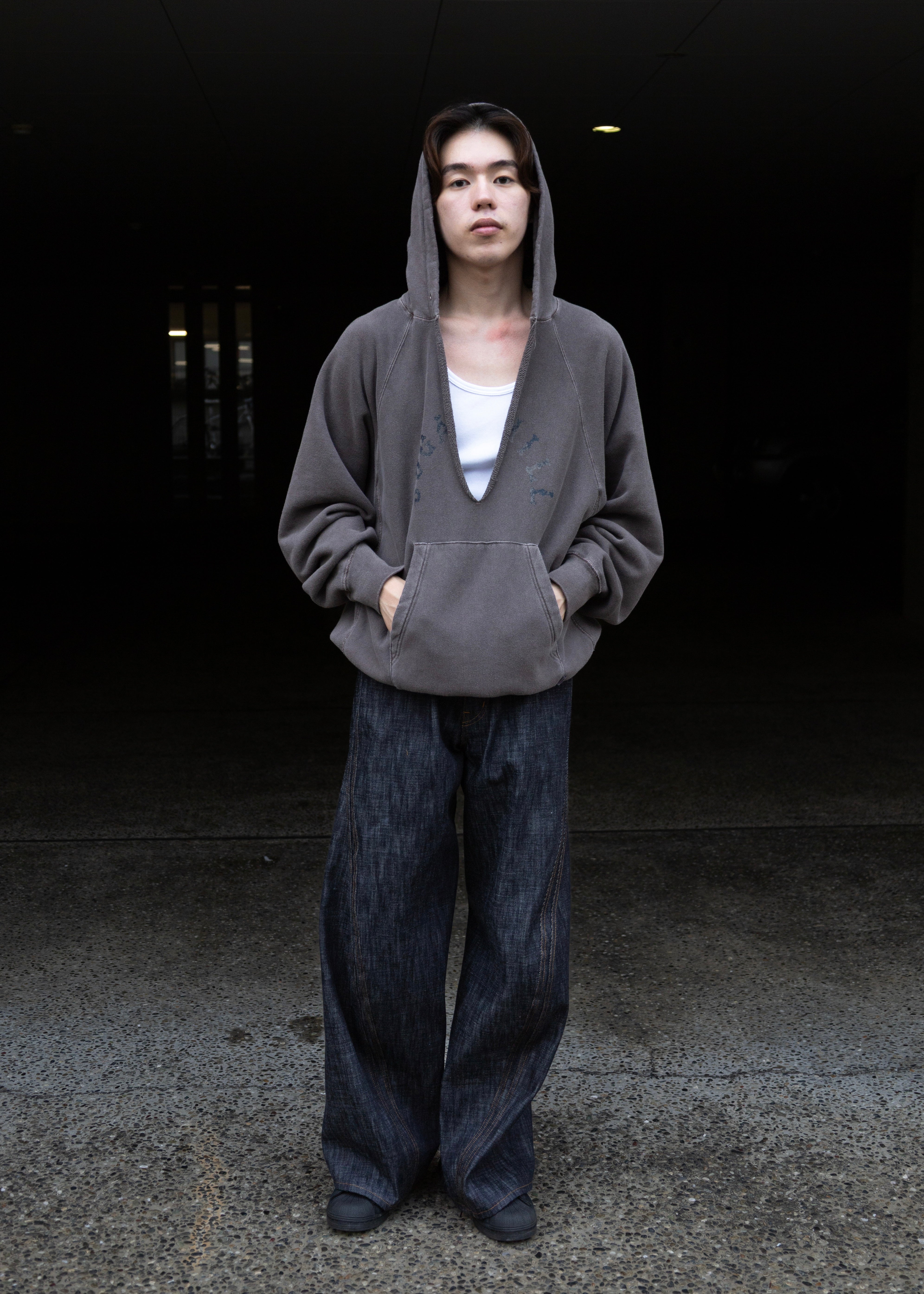 SUGARHILL（シュガーヒル）RIPPED HOODIE – process