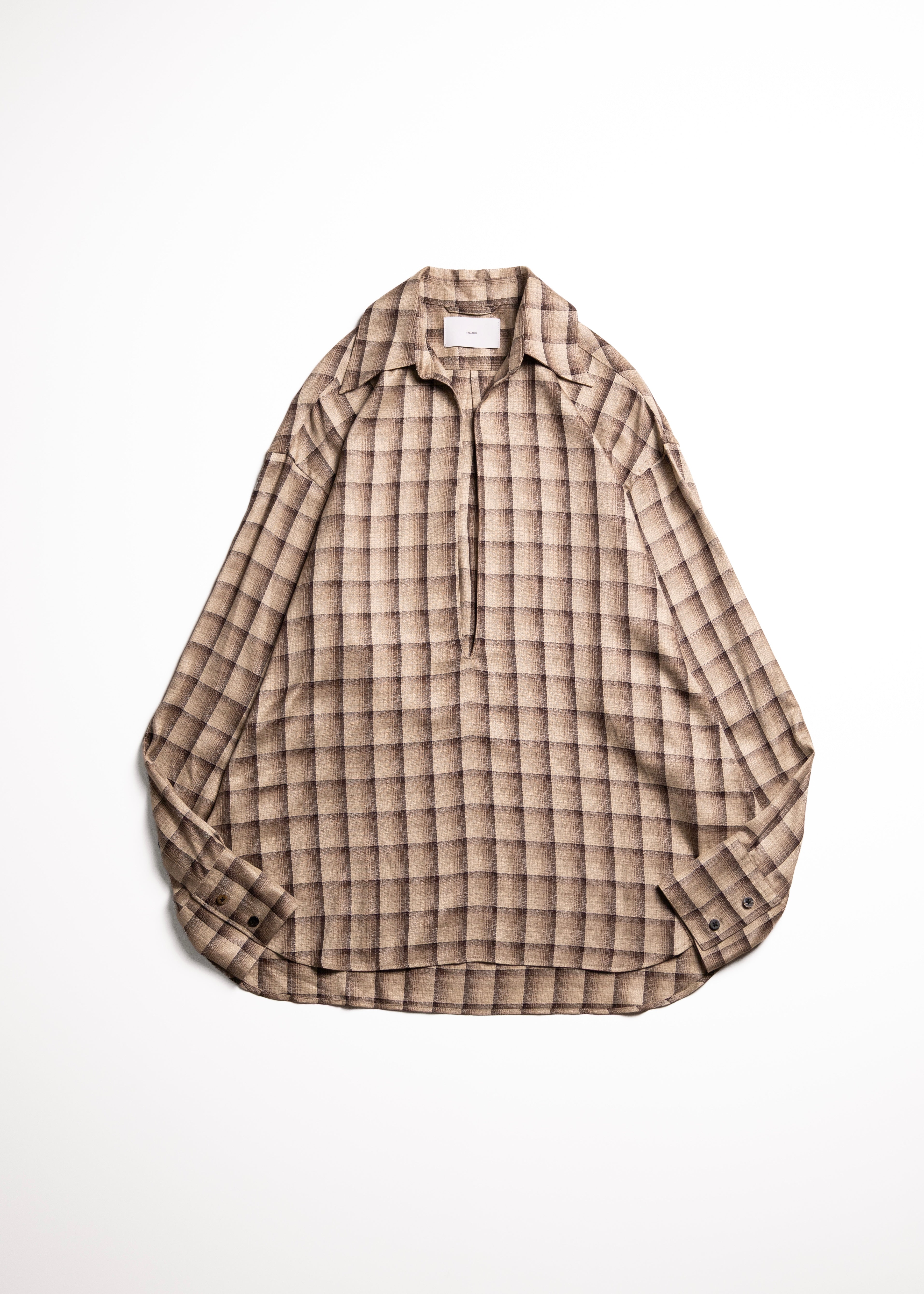 SUGARHILL（シュガーヒル）OMBRE SKIPPER SHIRT – process