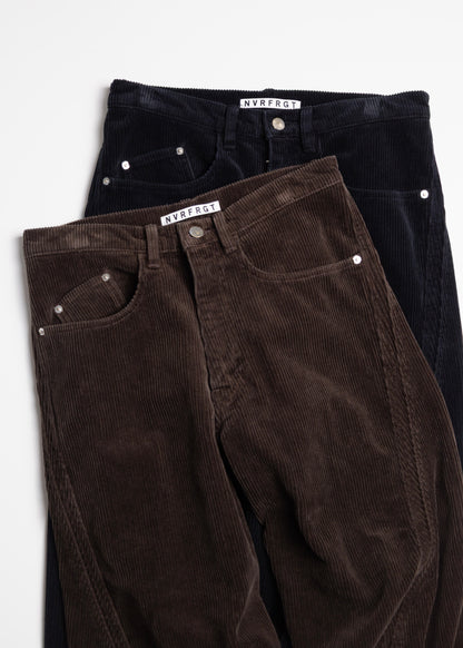 [NVRFRGT] 3D TWISTED WIDE LEG 5P PANTS