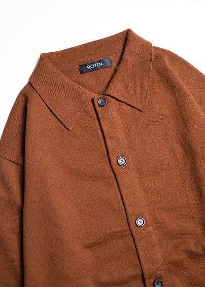 [ROTOL] Cashmere Blend Knit Shirt
