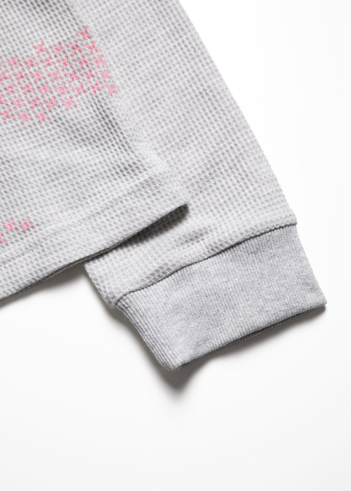 [SOL soonerorlater] CROSS GURUGURU WAFFLE L/S TEE