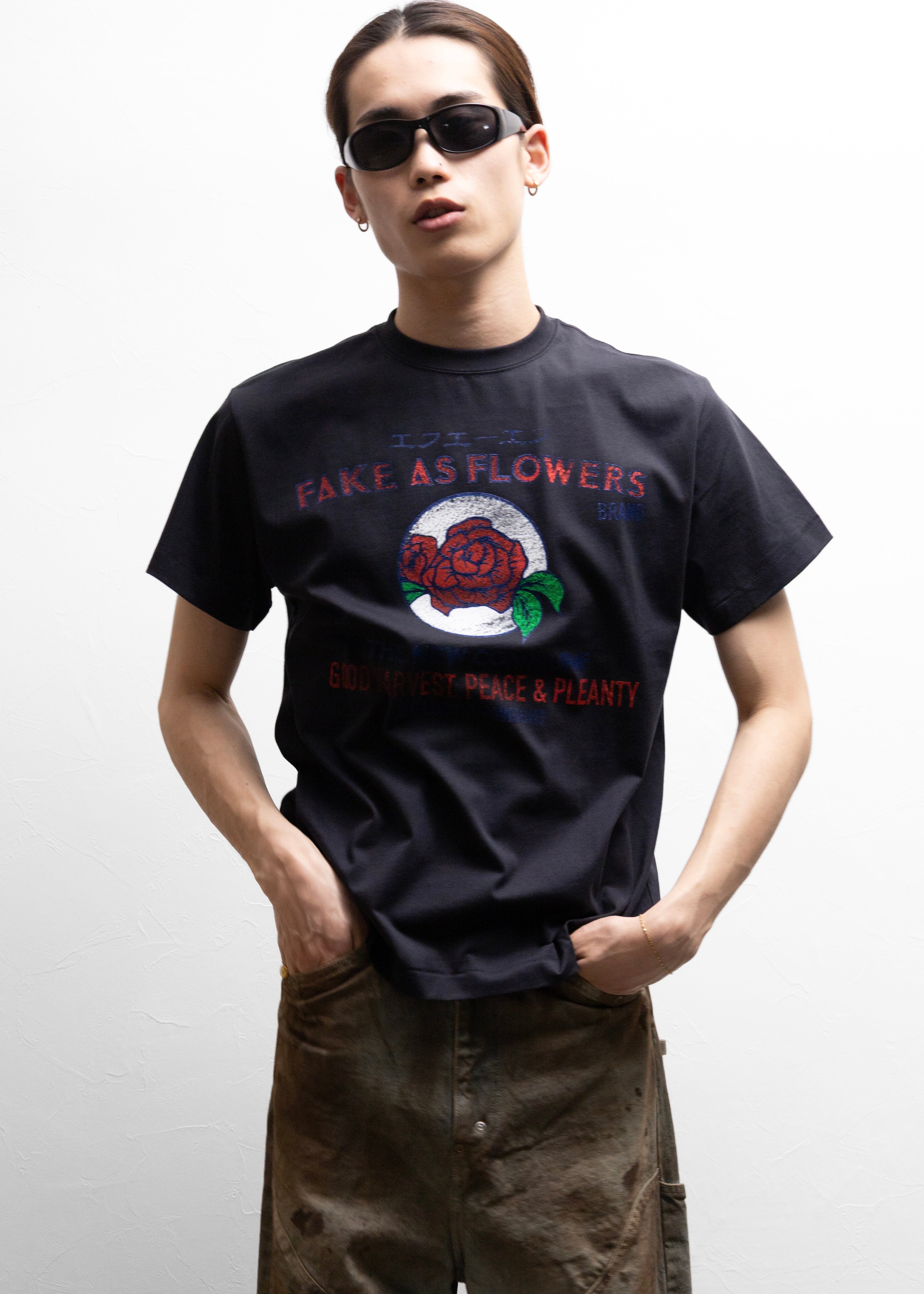 FAF（Fake As Flowers）Label Tee – process