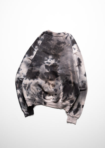 [bal original] LOGO TIE DYE CREW SWEAT by YUKIDYE