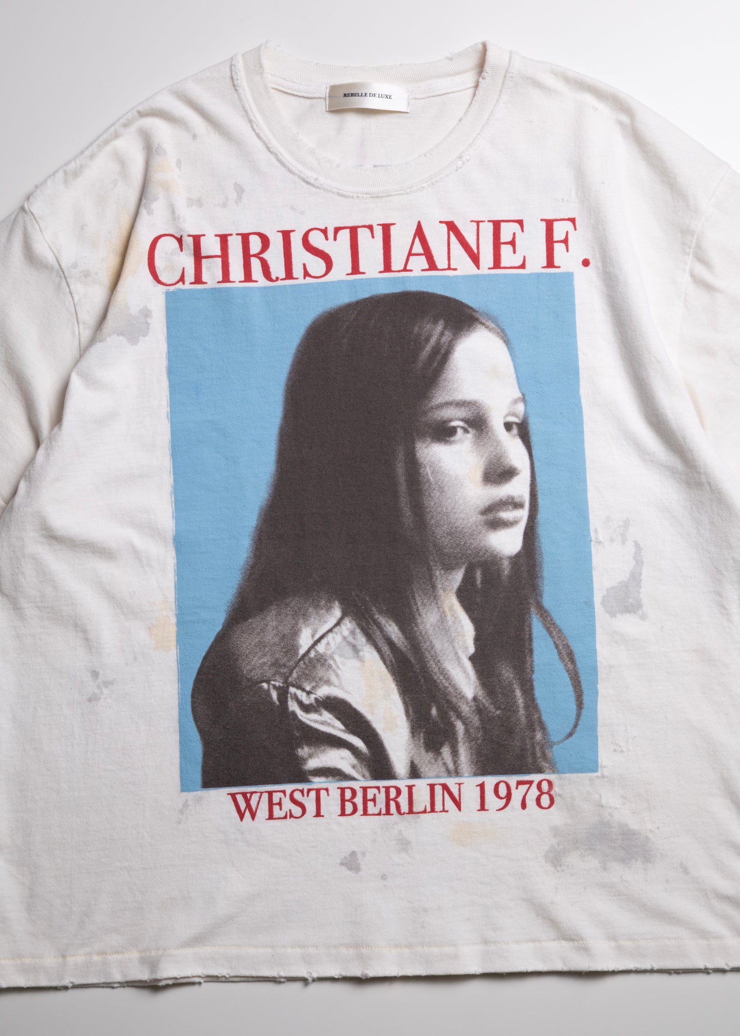 [Rebelle de luxe] CHRISTANE F. S/S TEE