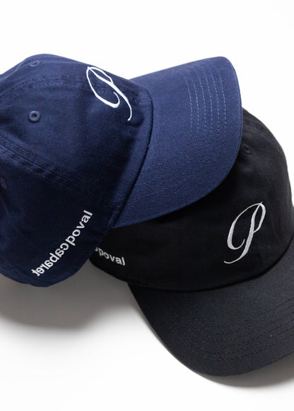 [CABARET POVAL] P Logo 6-Panel Cap