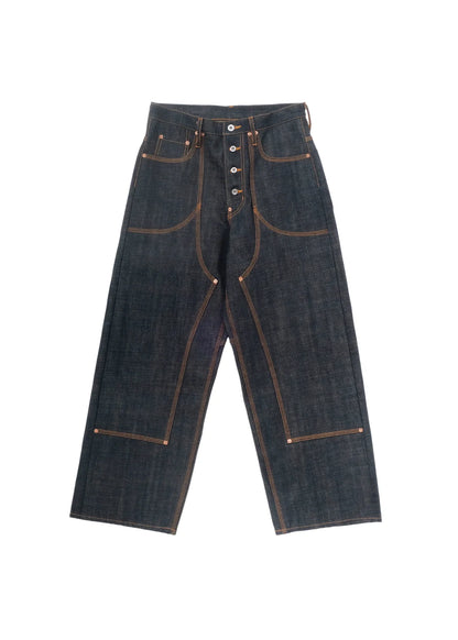 [SUGARHILL] CLASSIC DOUBLE KNEE DENIM PANTS