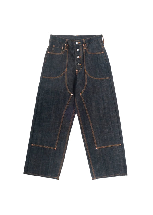 [SUGARHILL] CLASSIC DOUBLE KNEE DENIM PANTS