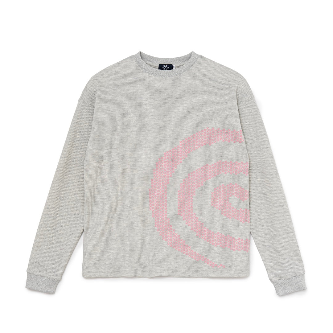 [SOL soonerorlater] CROSS GURUGURU WAFFLE L/S TEE