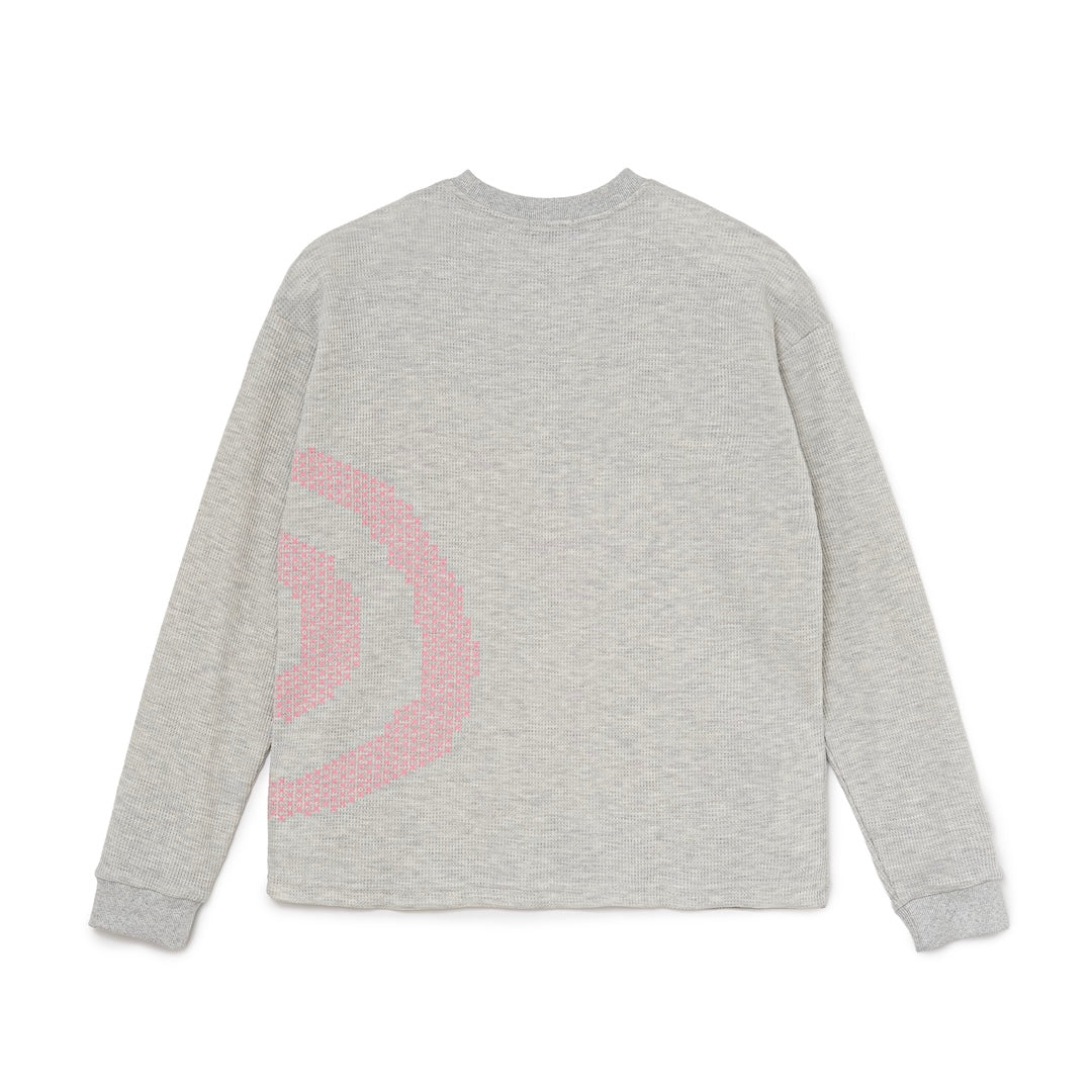 [SOL soonerorlater] CROSS GURUGURU WAFFLE L/S TEE
