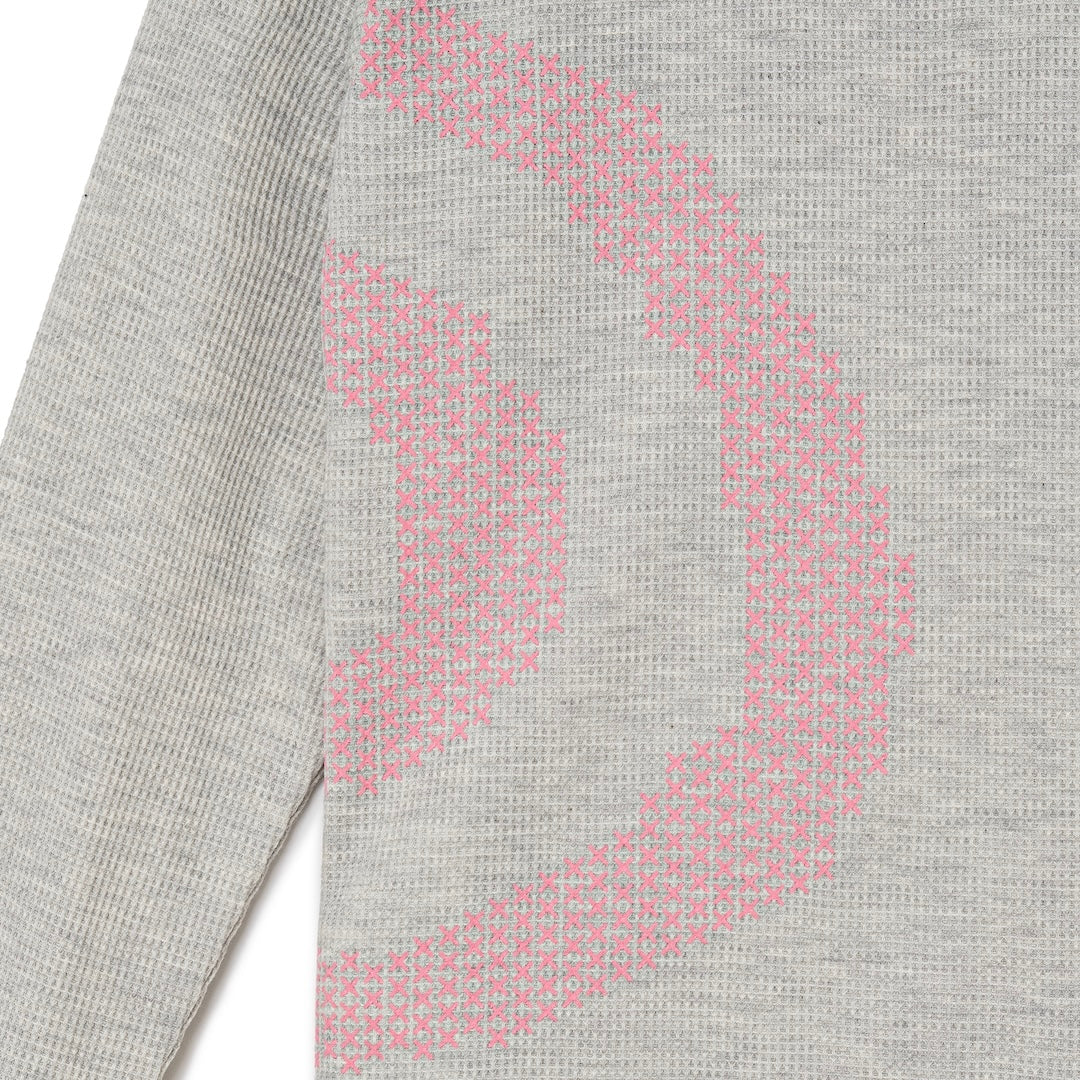 [SOL soonerorlater] CROSS GURUGURU WAFFLE L/S TEE