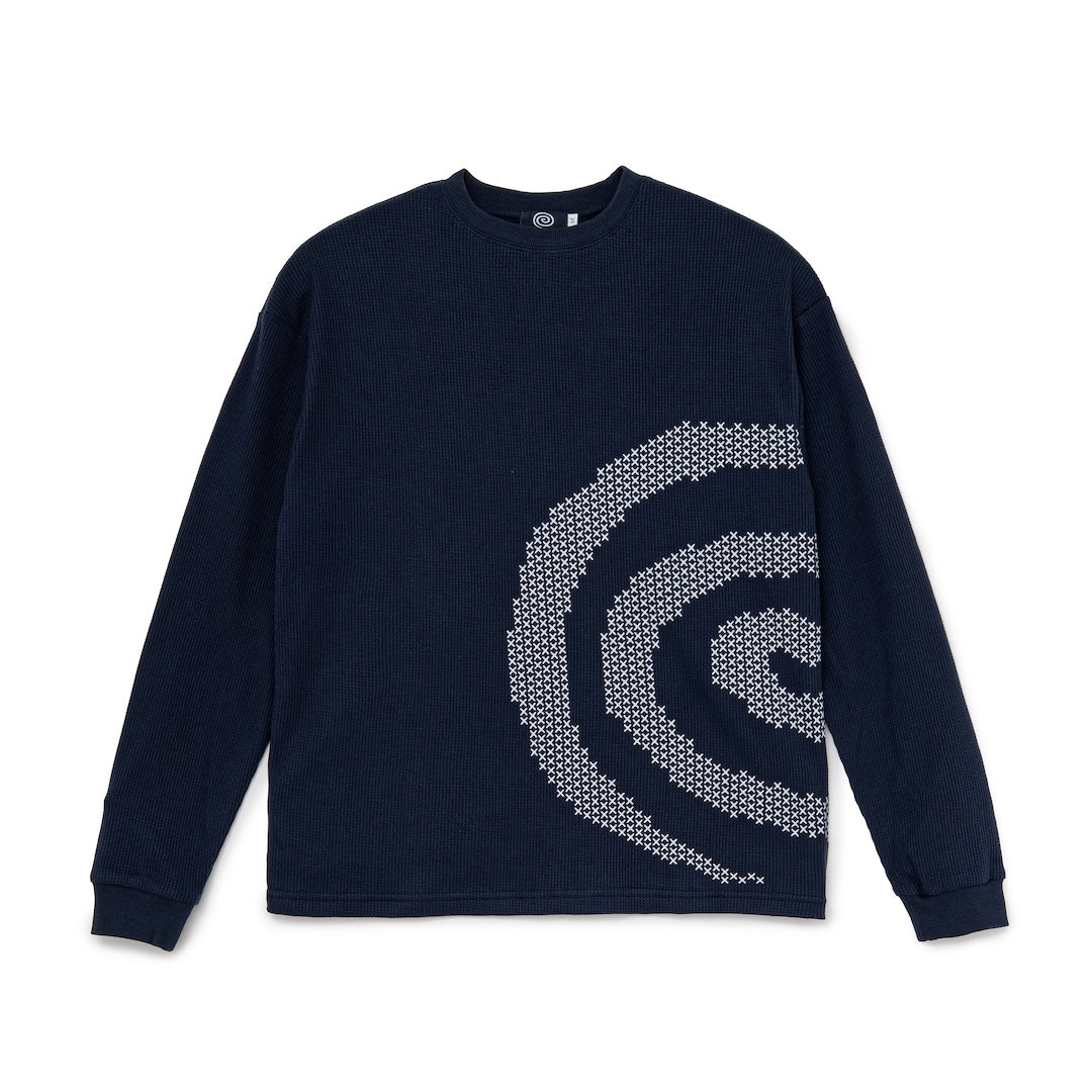 [SOL soonerorlater] CROSS GURUGURU WAFFLE L/S TEE