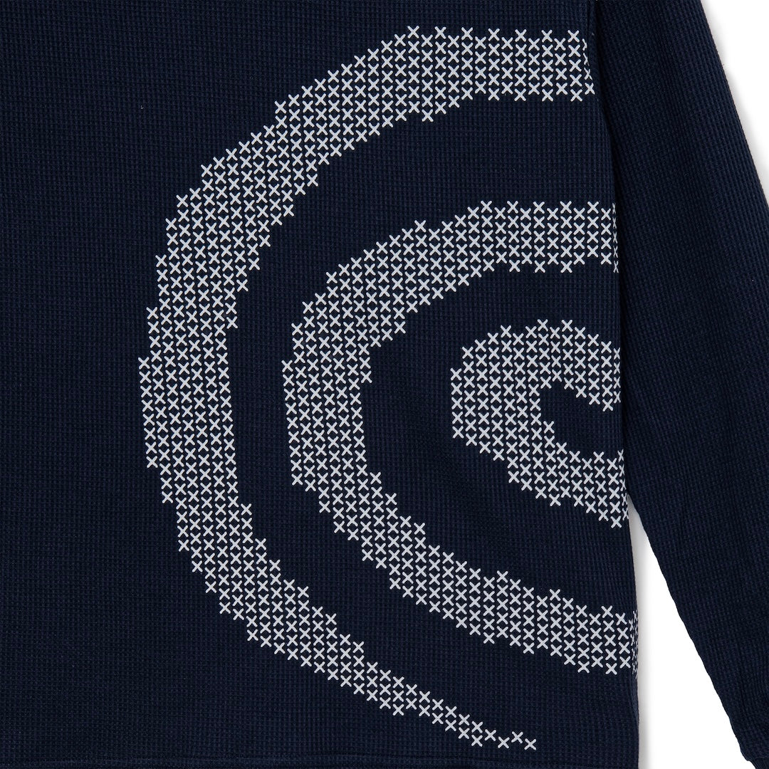 [SOL soonerorlater] CROSS GURUGURU WAFFLE L/S TEE