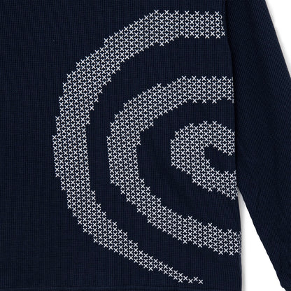 [SOL soonerorlater] CROSS GURUGURU WAFFLE L/S TEE