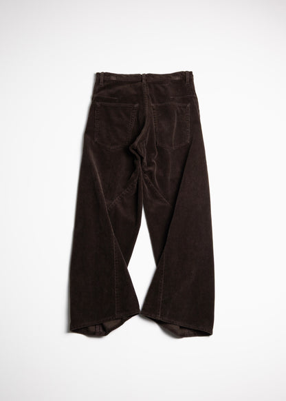 [NVRFRGT] 3D TWISTED WIDE LEG 5P PANTS