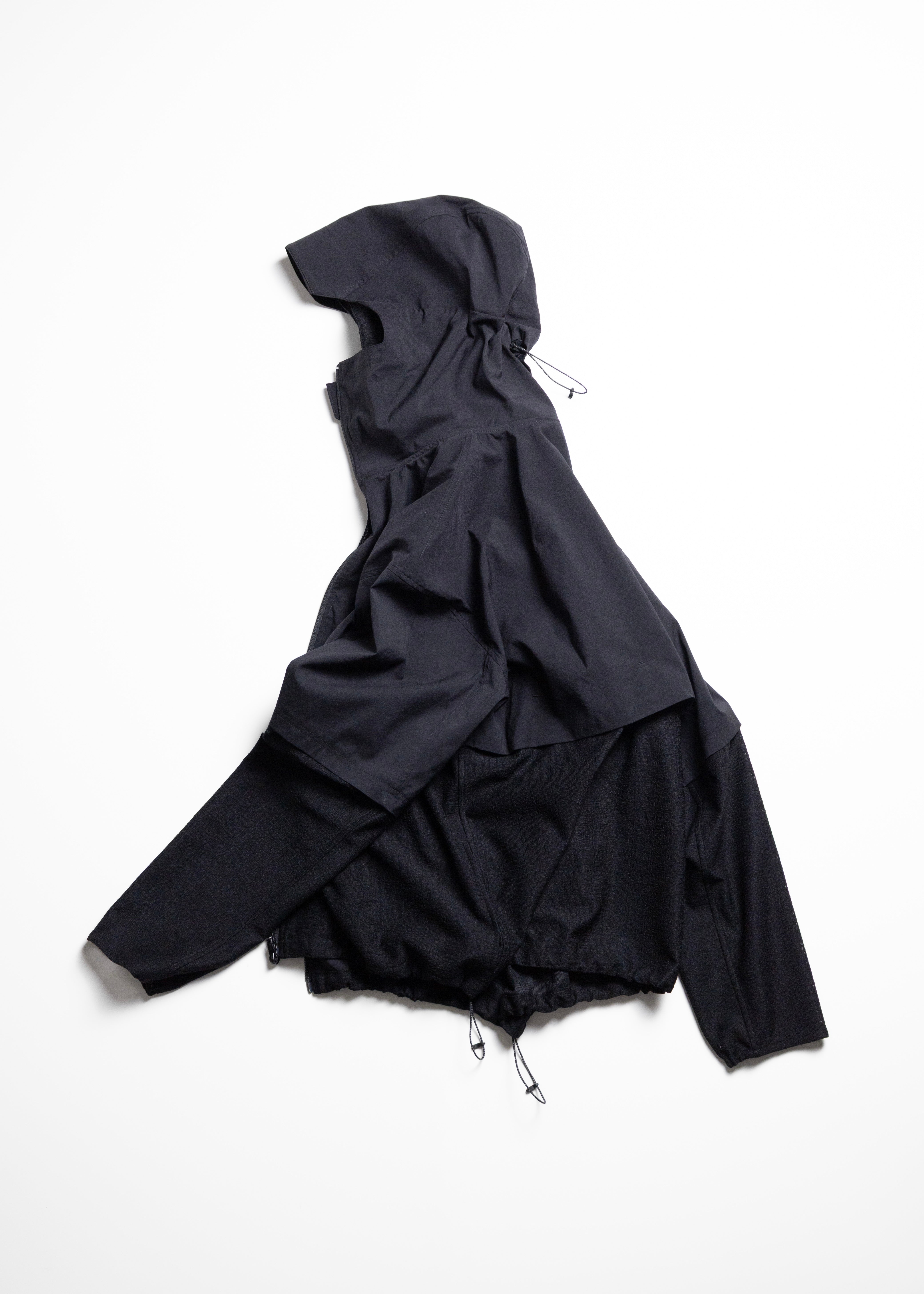 PASTOR NOVA（パストルノヴァ）DUAL-LAYER HOODED JACKET – process