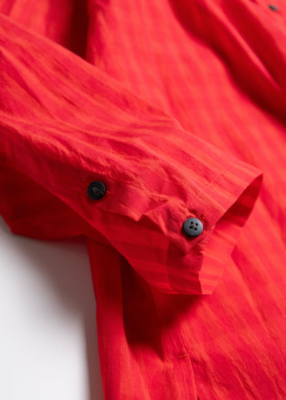 [BISOWN] COTTON HIDDEN CHECK SLEEPING SHIRTSJACKET