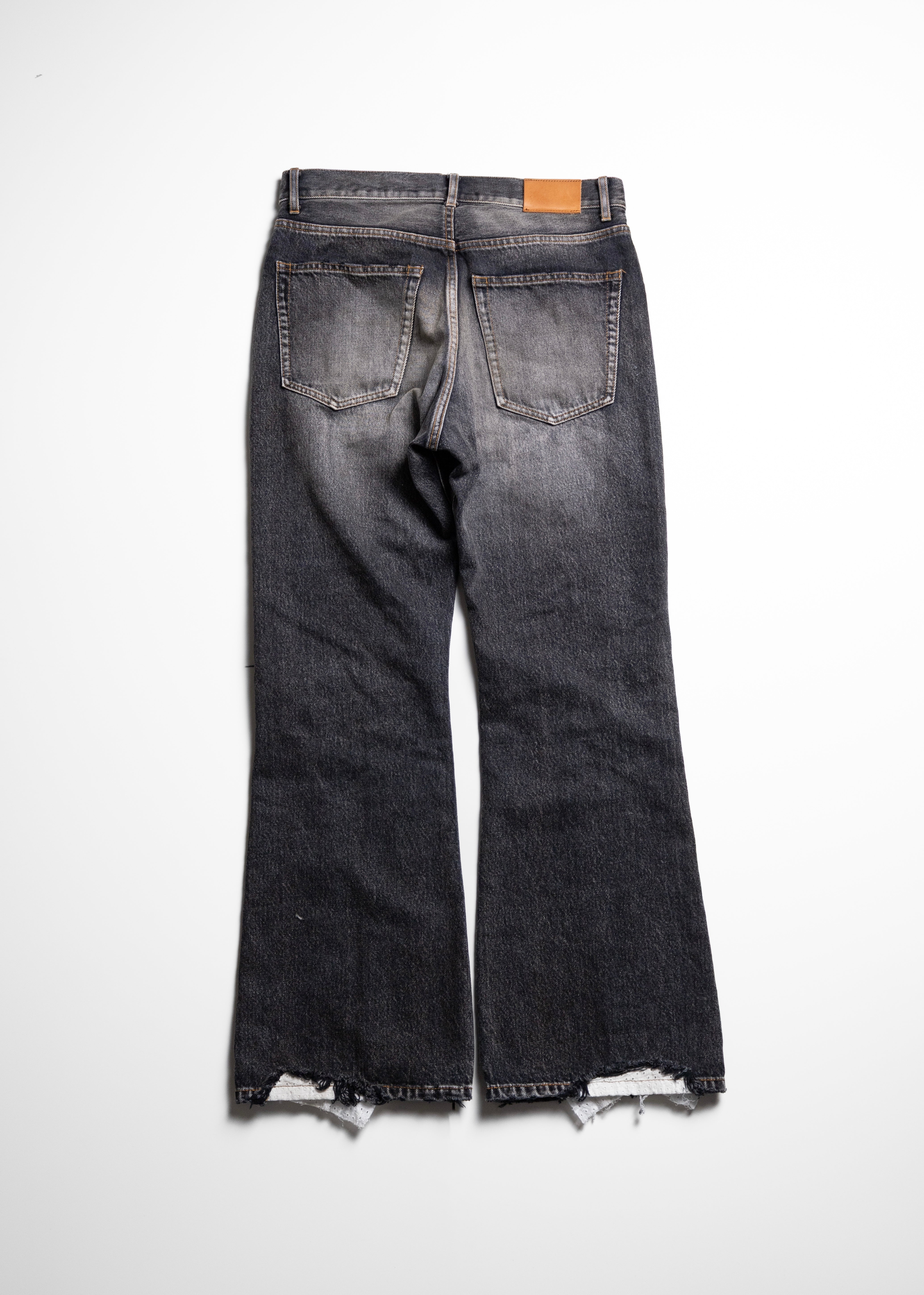 KHOKI （コッキ）Faded Memory Denim Pants – process