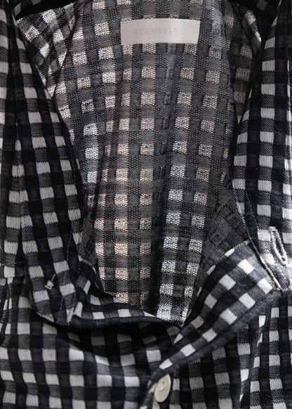 [KANEMASA PHIL.] 36G Wool Check Balise Shirt