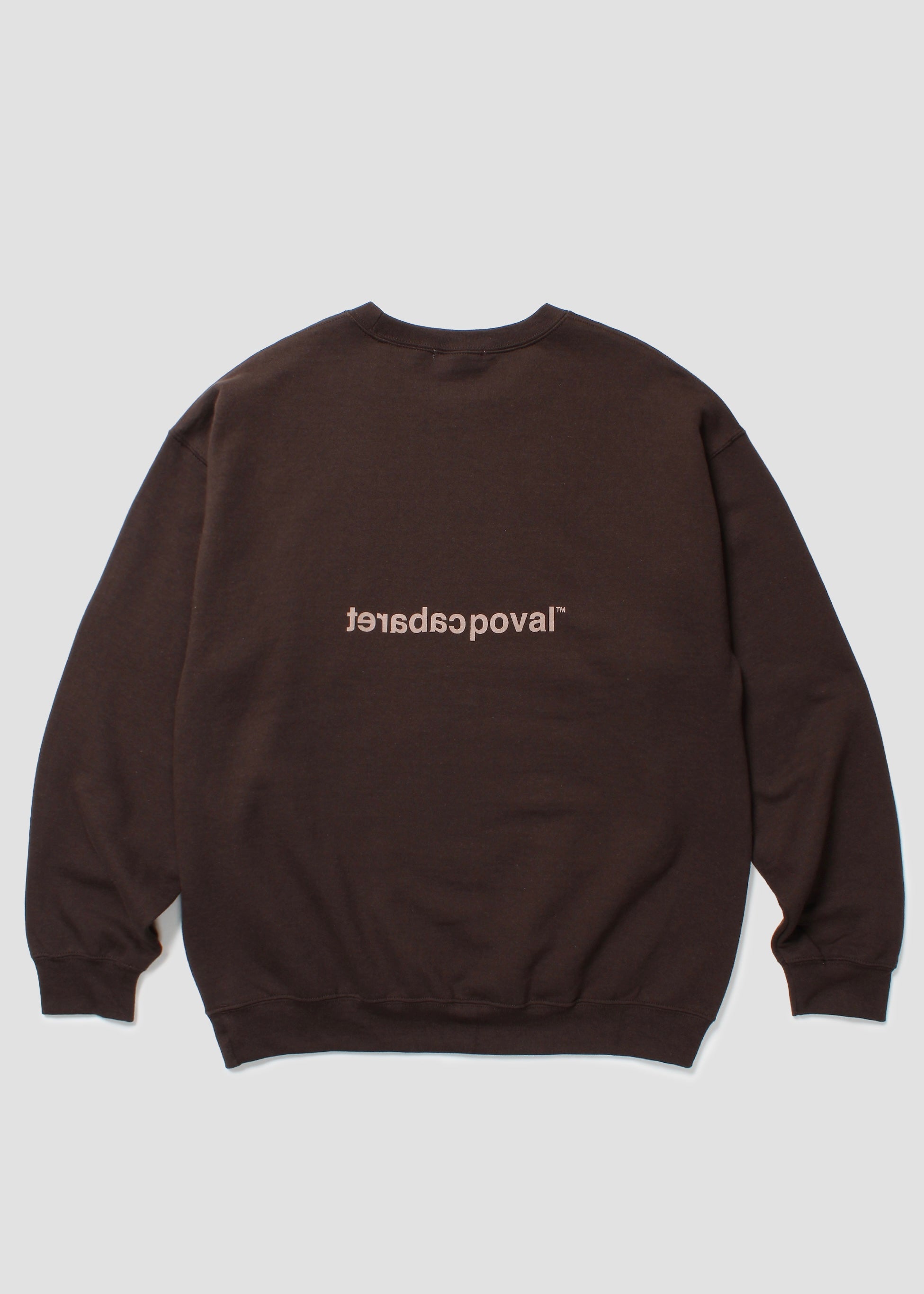 CABARET POVAL（キャバレーポバール）No Crewneck – process