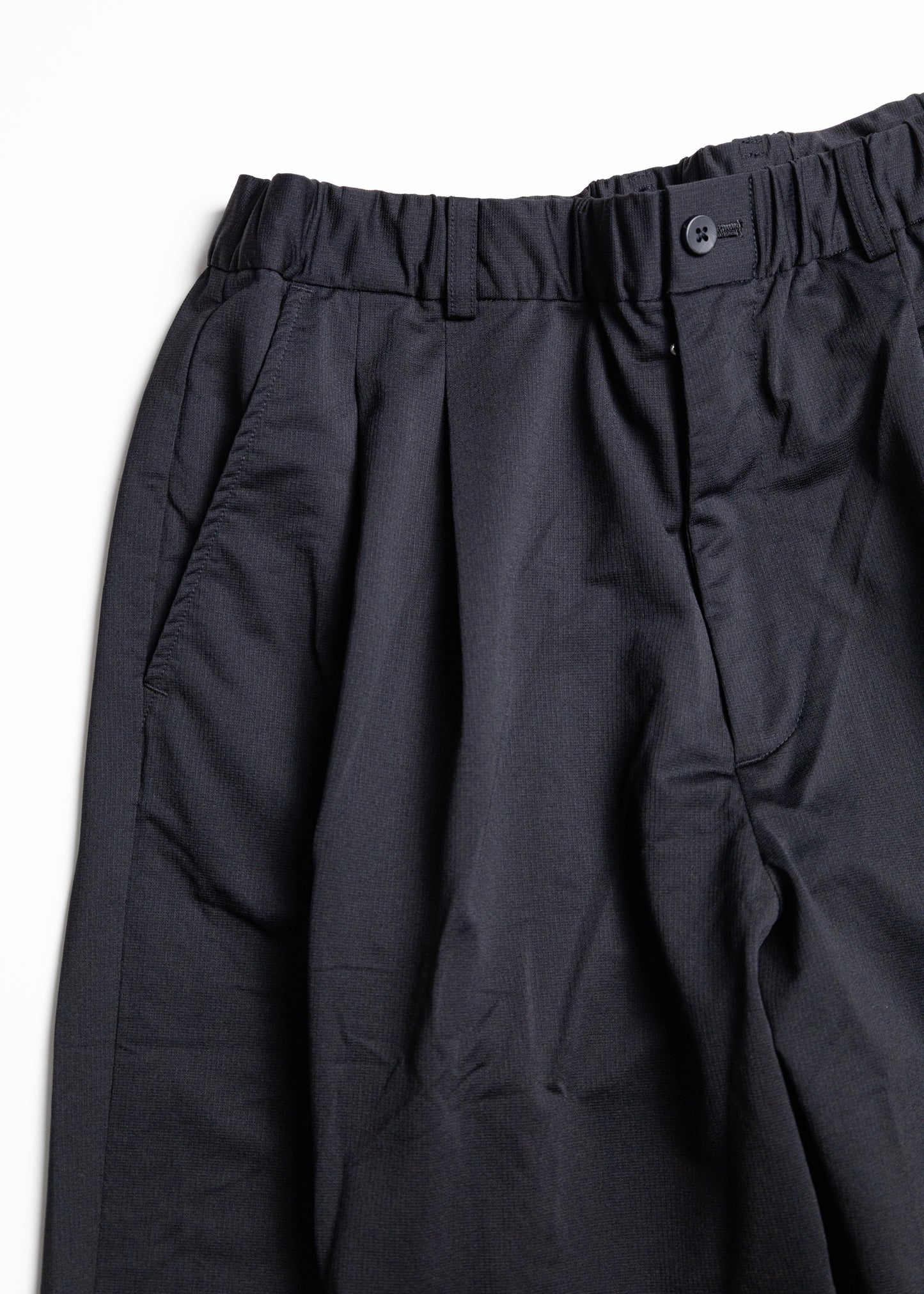 [KANEMASA PHIL.] 36G Nylon Tuck Easy Shorts