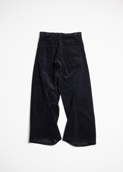 [NVRFRGT] 3D TWISTED WIDE LEG 5P PANTS