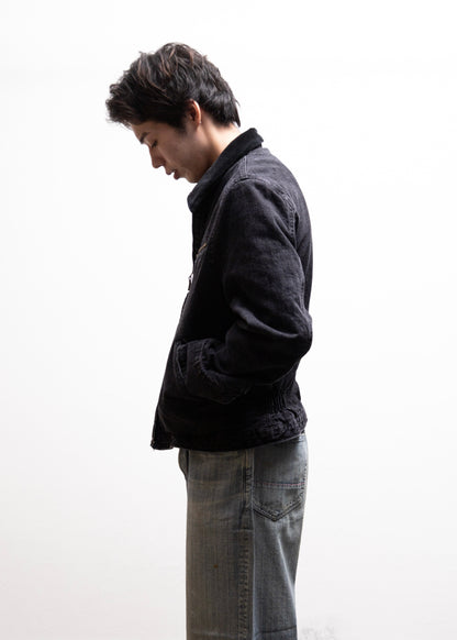 [KHOKI] Faded Denim Zip Jacket
