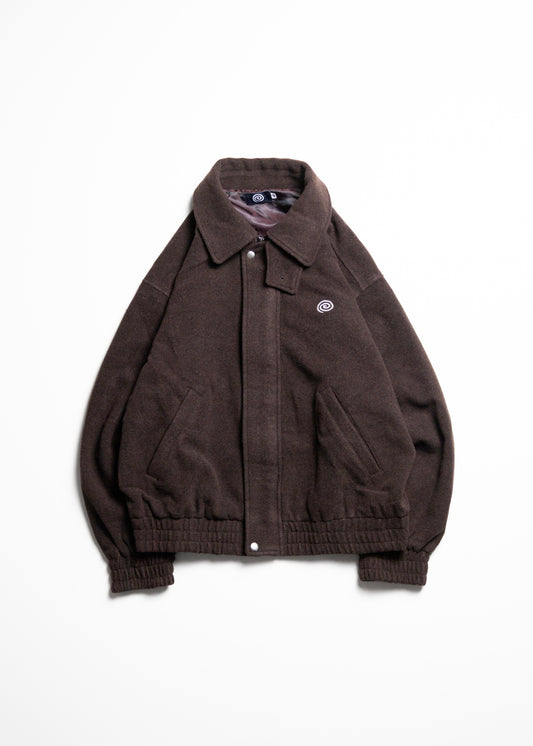 [SOL soonerorlater] WOOL STAND-COLLAR JACKET
