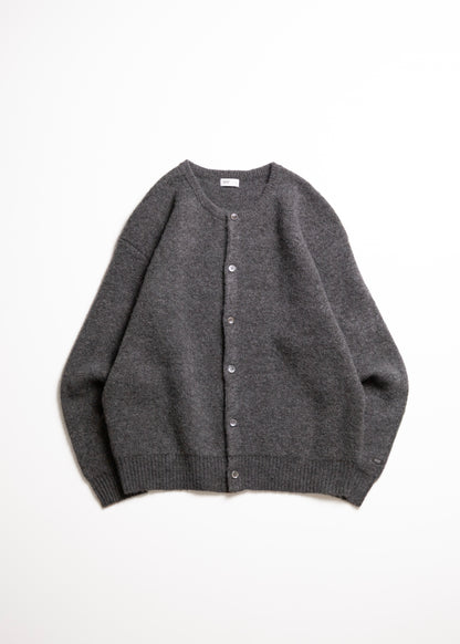 [ANOTHER OFFICE] Current Alpaca Roundneck Cardigan