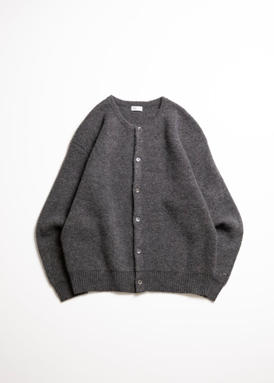 [ANOTHER OFFICE] Current Alpaca Roundneck Cardigan