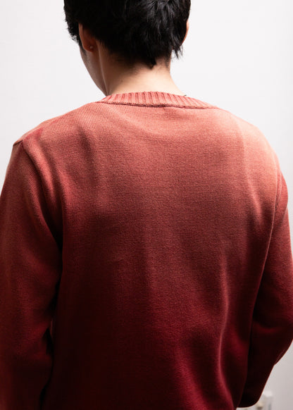 [KHOKI] Vintage-effect Cotton Knit Pullover