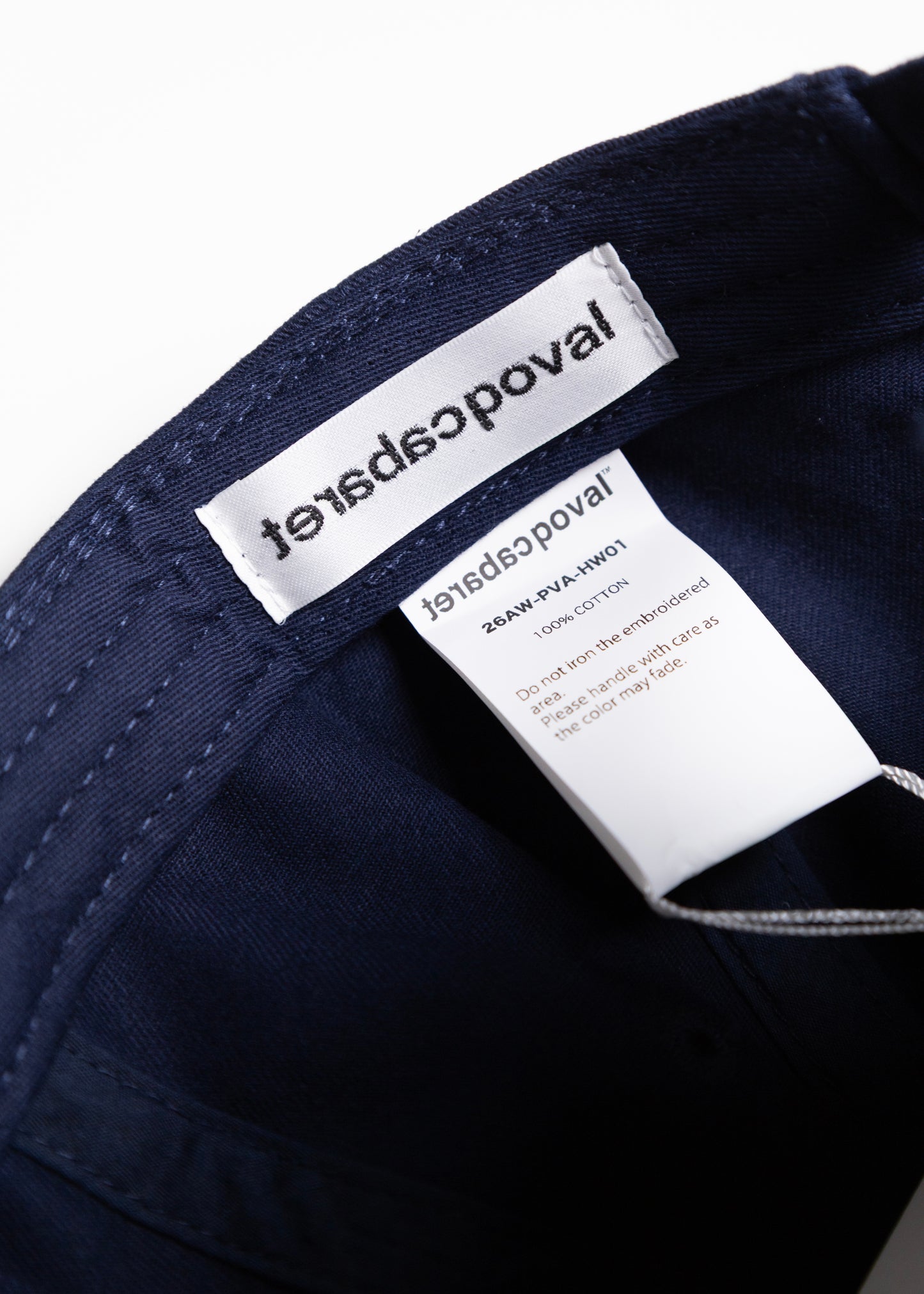 [CABARET POVAL] P Logo 6-Panel Cap