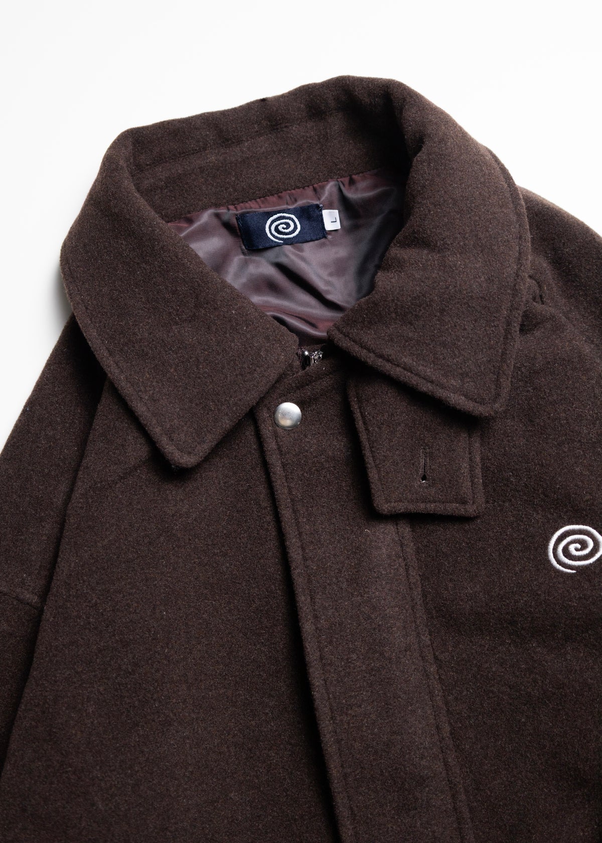 [SOL soonerorlater] WOOL STAND-COLLAR JACKET