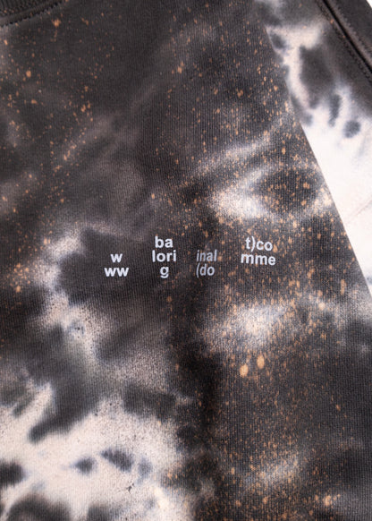 [bal original] LOGO TIE DYE CREW SWEAT by YUKIDYE