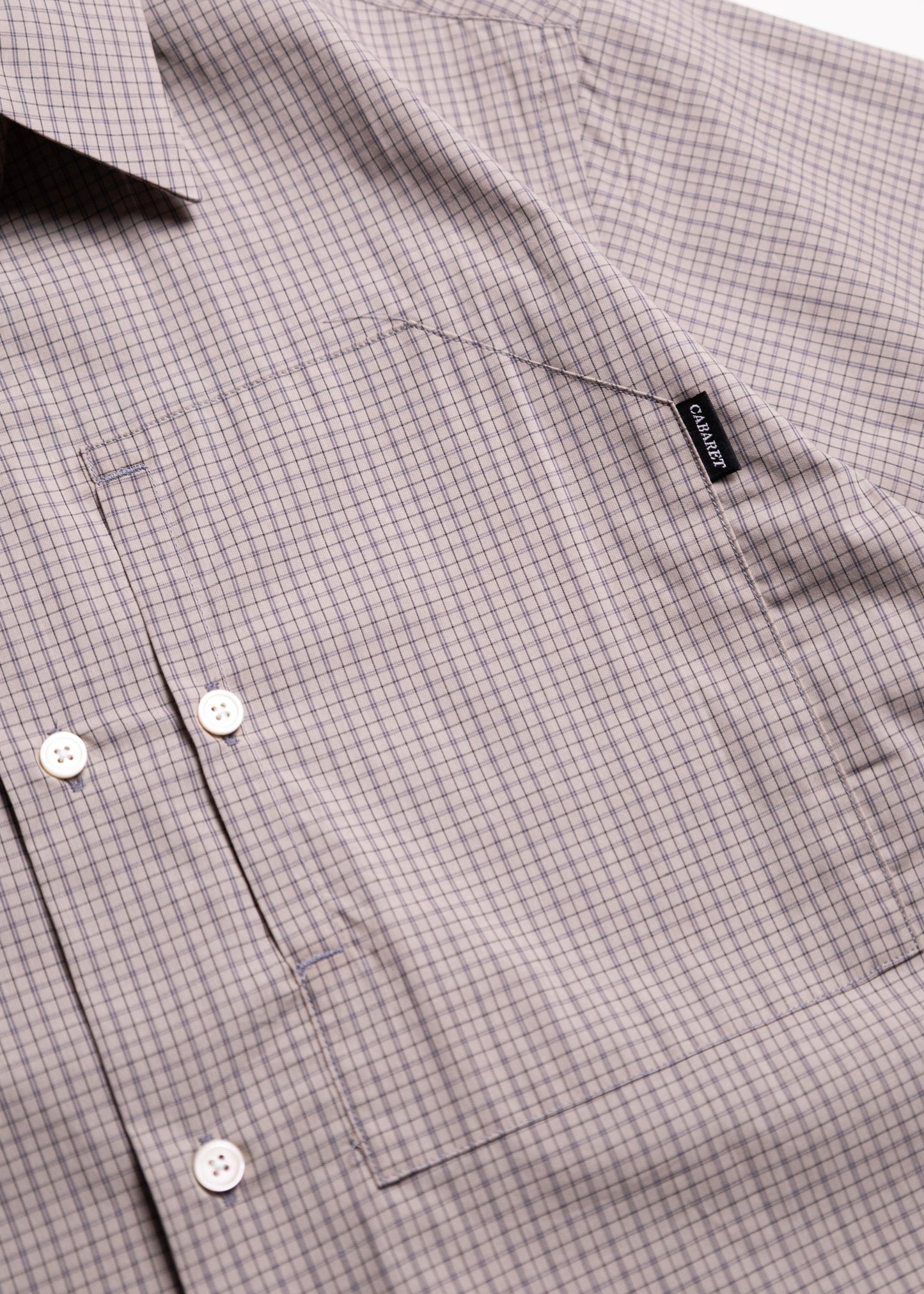 [CABARET POVAL] IP Plaid S/S Shirt