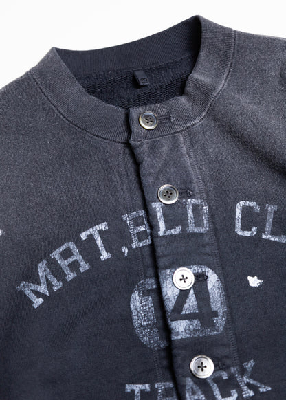 [KHOKI] Vintage-effect sweat cardigan