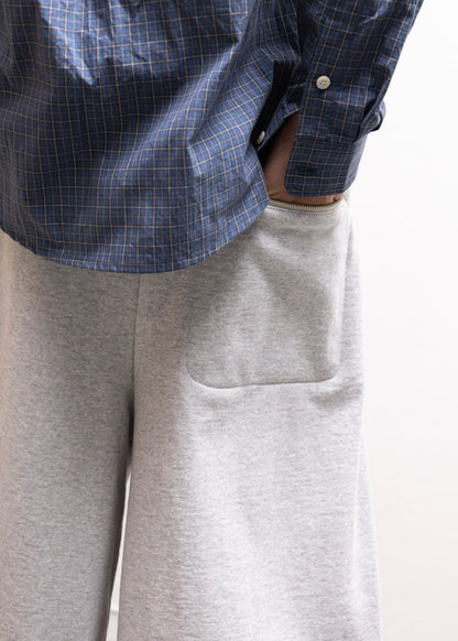 [ROTOL] Double Tuck Hakama Sweat Shorts