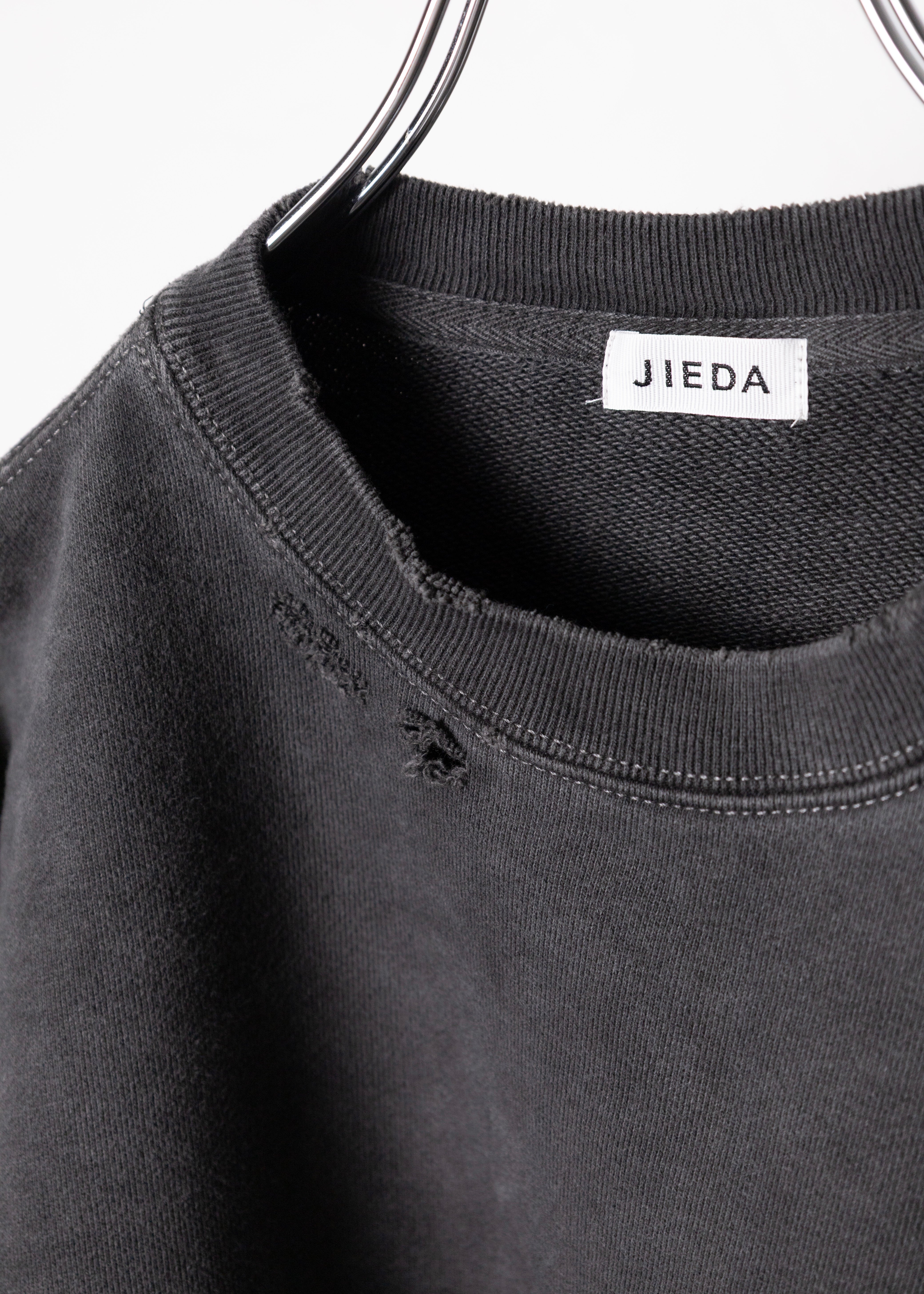 JieDa ＊ピグメントダメージスウェット JieDa ＊ピグメントダメージスウェット